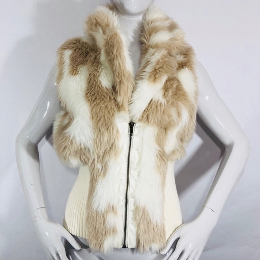 NWT Faux Fur Vest